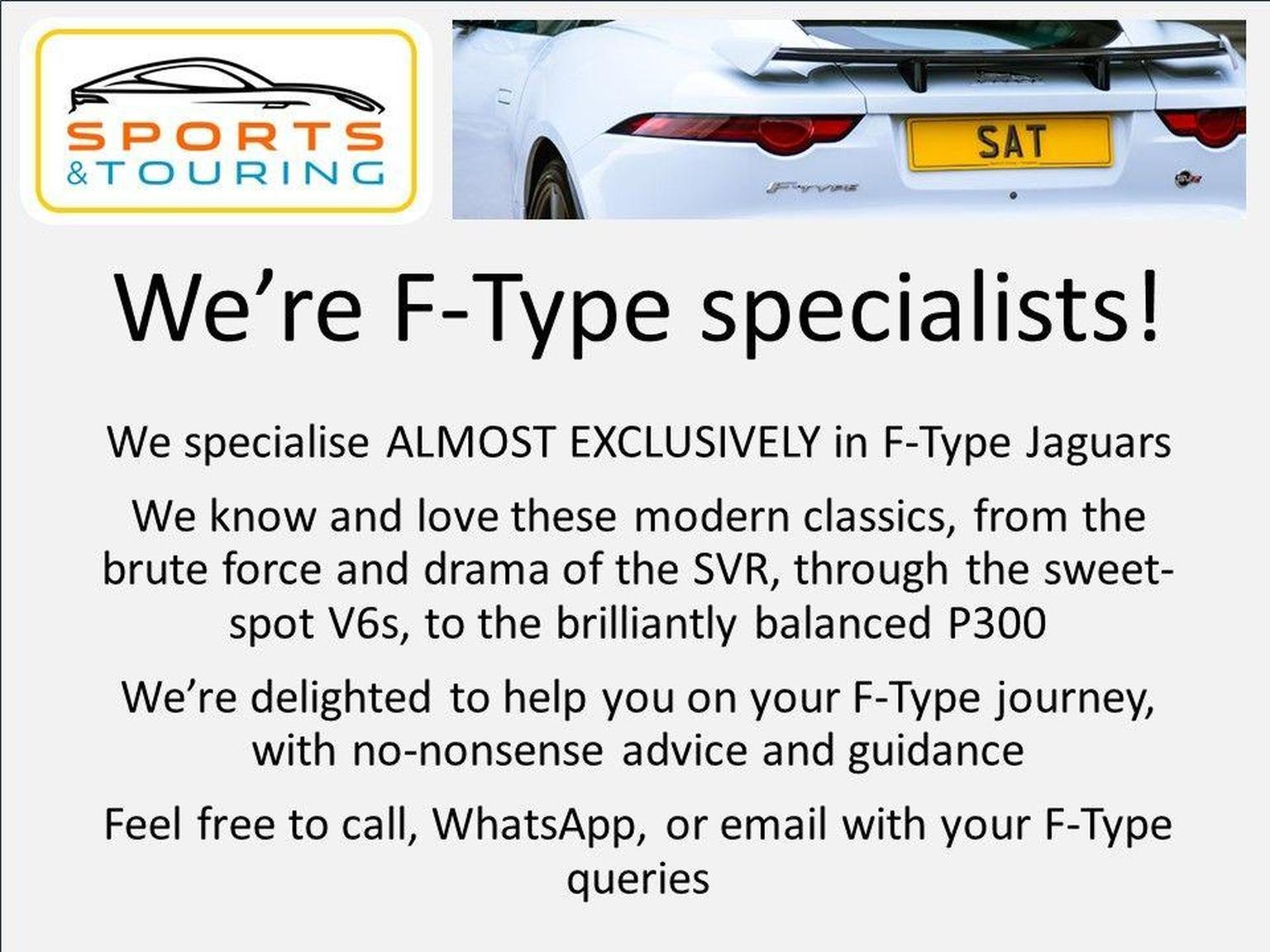 2015 Jaguar F-TYPE 3.0 V6 Auto Euro 6 (s/s) 2dr, exterior view 4