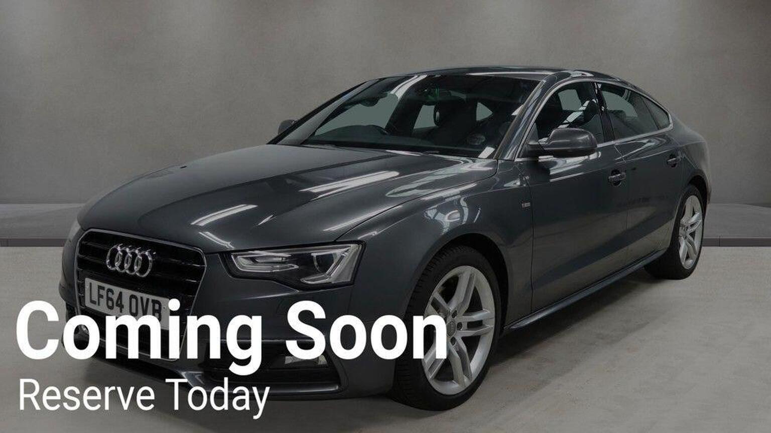 2014 Audi A5 2.0 TDI S line Sportback Multitronic Euro 5 (s/s) 5dr, exterior view 2
