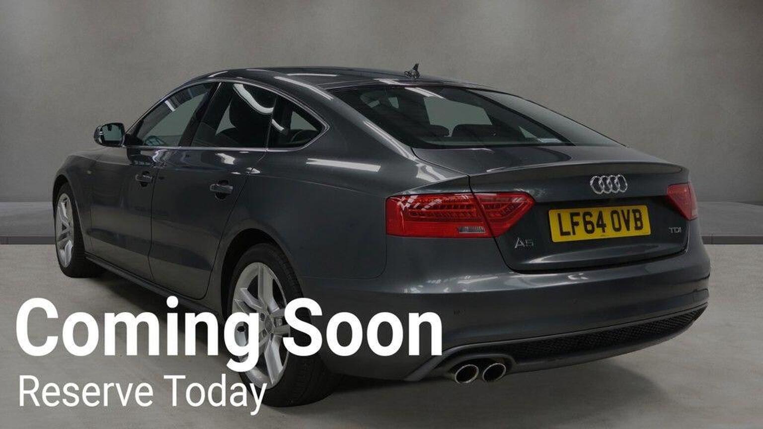 2014 Audi A5 2.0 TDI S line Sportback Multitronic Euro 5 (s/s) 5dr, exterior view 3