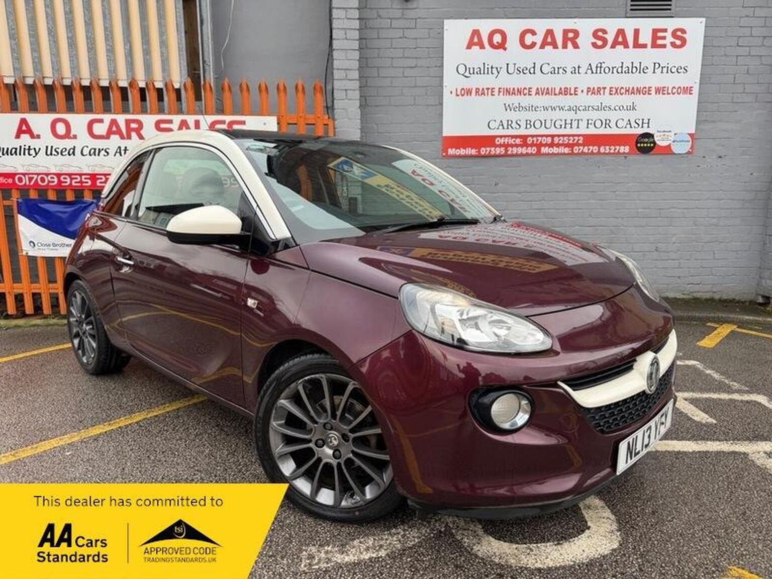 2013 VAUXHALL ADAM 1.4 16v GLAM Euro 5 3dr