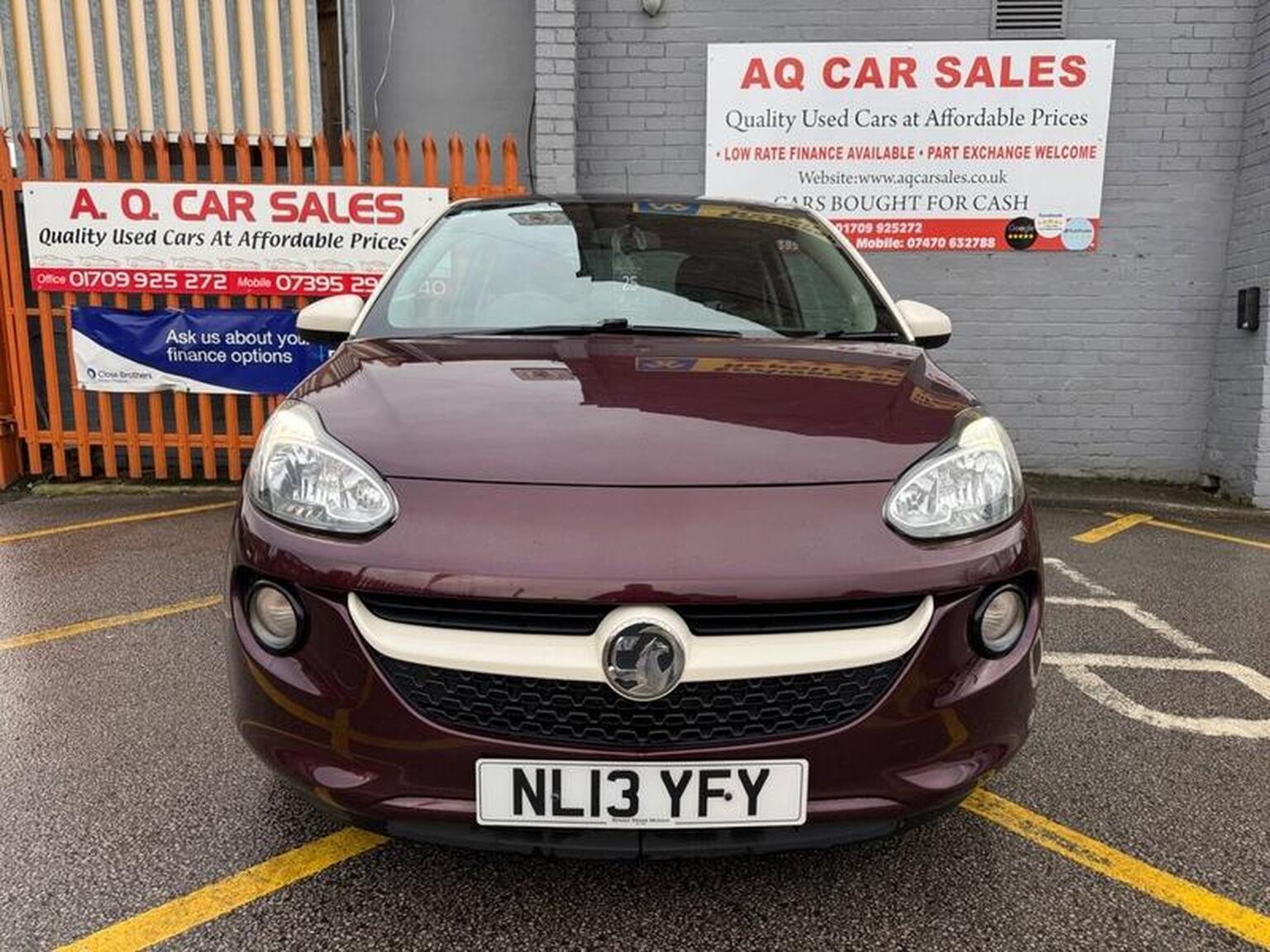 2013 Vauxhall ADAM 1.4 16v GLAM Euro 5 3dr, exterior view 2