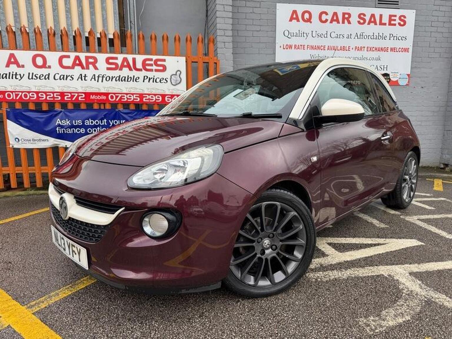 2013 Vauxhall ADAM 1.4 16v GLAM Euro 5 3dr, exterior view 3