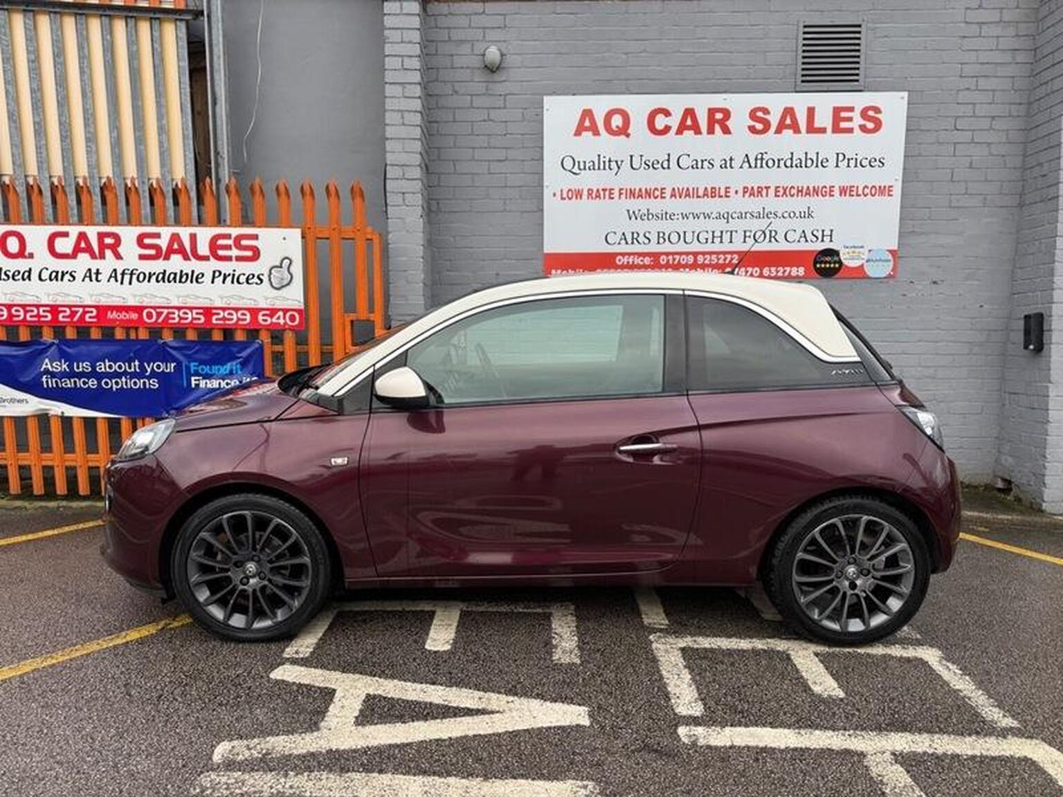 2013 Vauxhall ADAM 1.4 16v GLAM Euro 5 3dr, exterior view 4