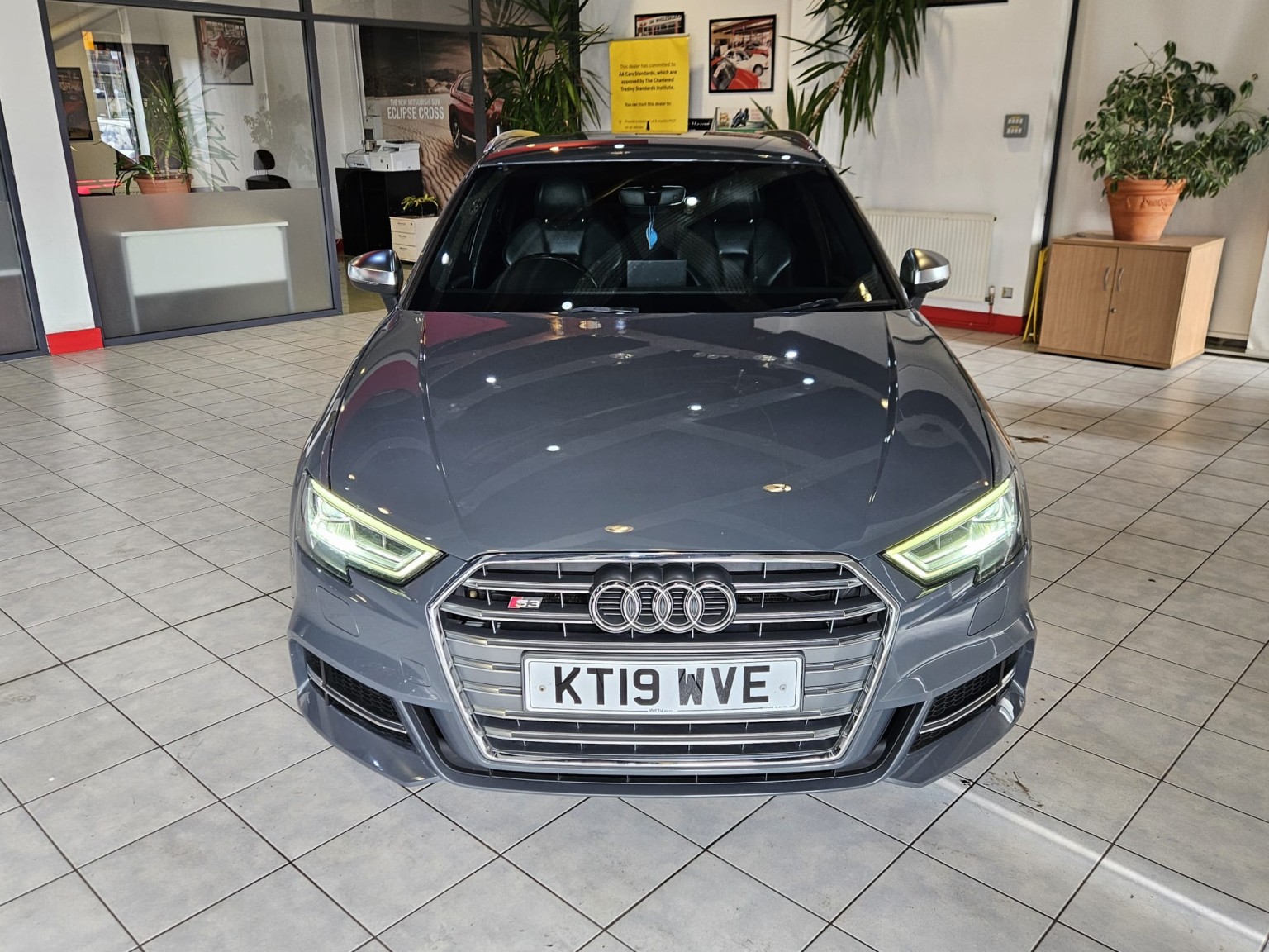 2019 Audi S3 2.0 TFSI(CAT-S), exterior view 2