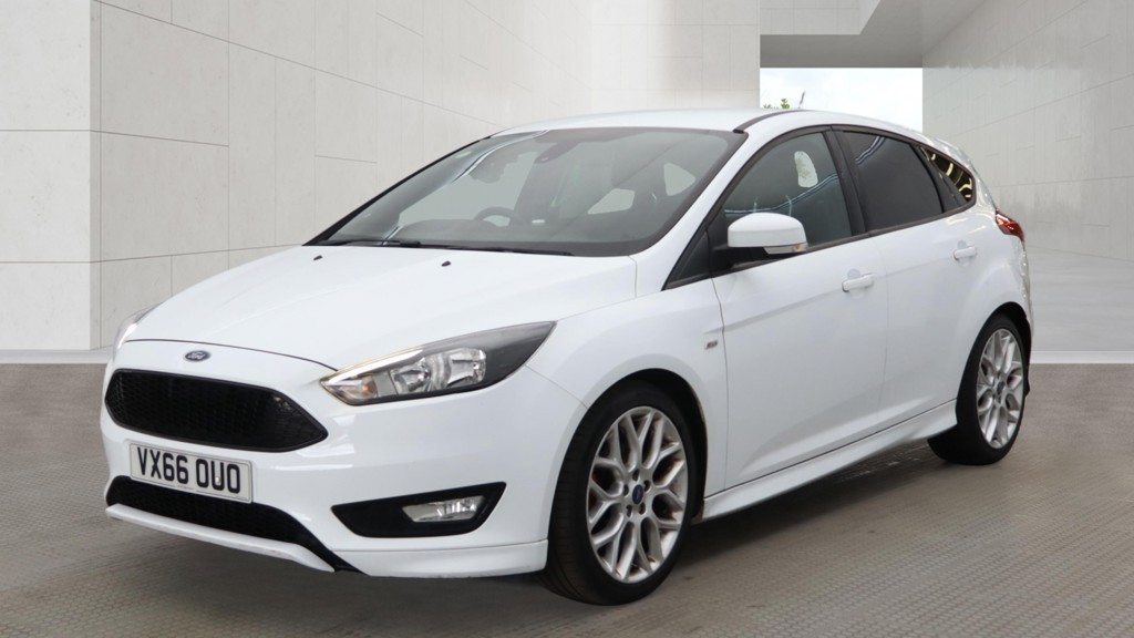 2016 FORD FOCUS 1.0 T EcoBoost ST-Line White 5dr 1 KEEPER+LOW TAX+SATNAV