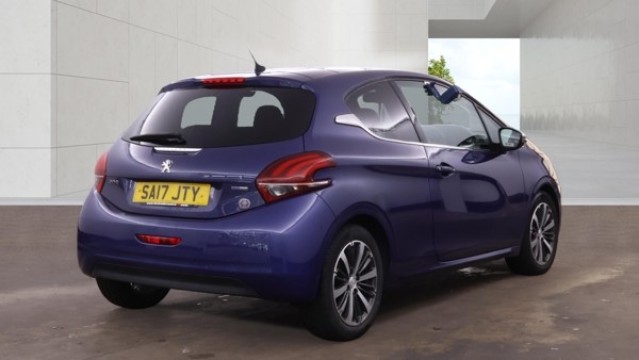 2017 Peugeot 208 1.2 PureTech Allure Blue 3dr PANROOF+STUNNING, exterior view 2