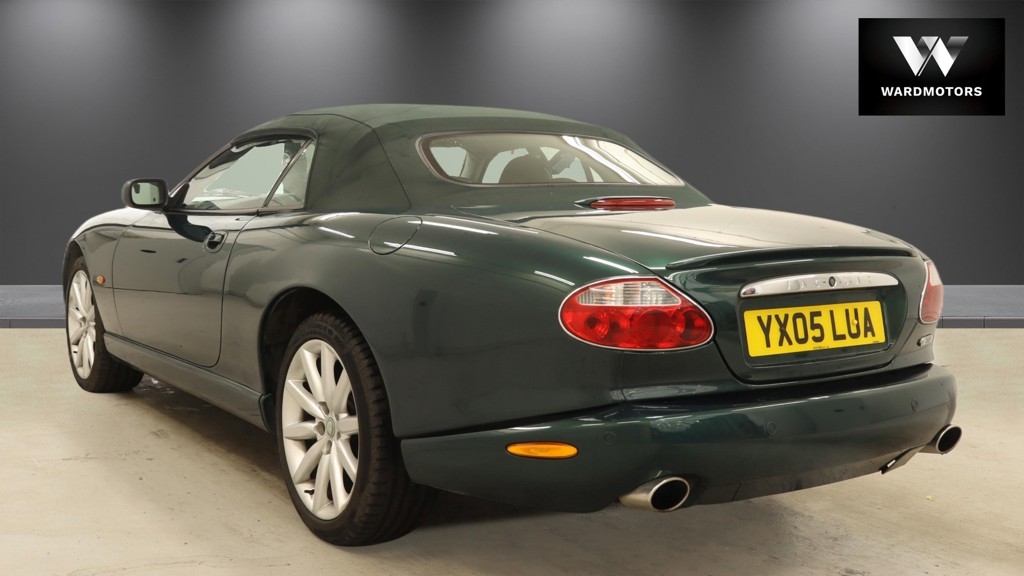 2005 Jaguar XK8 4.2 Automatic Green Convertible 2dr 16 STAMPS+LEATHER+SATNAV, exterior view 2