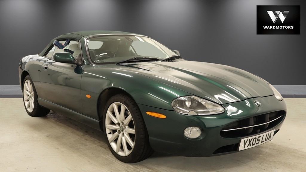 2005 Jaguar XK8 4.2 Automatic Green Convertible 2dr 16 STAMPS+LEATHER+SATNAV, exterior view 3