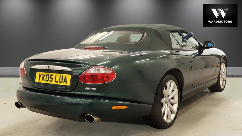 2005 Jaguar XK8 4.2 Automatic Green Convertible 2dr 16 STAMPS+LEATHER+SATNAV, exterior view 4