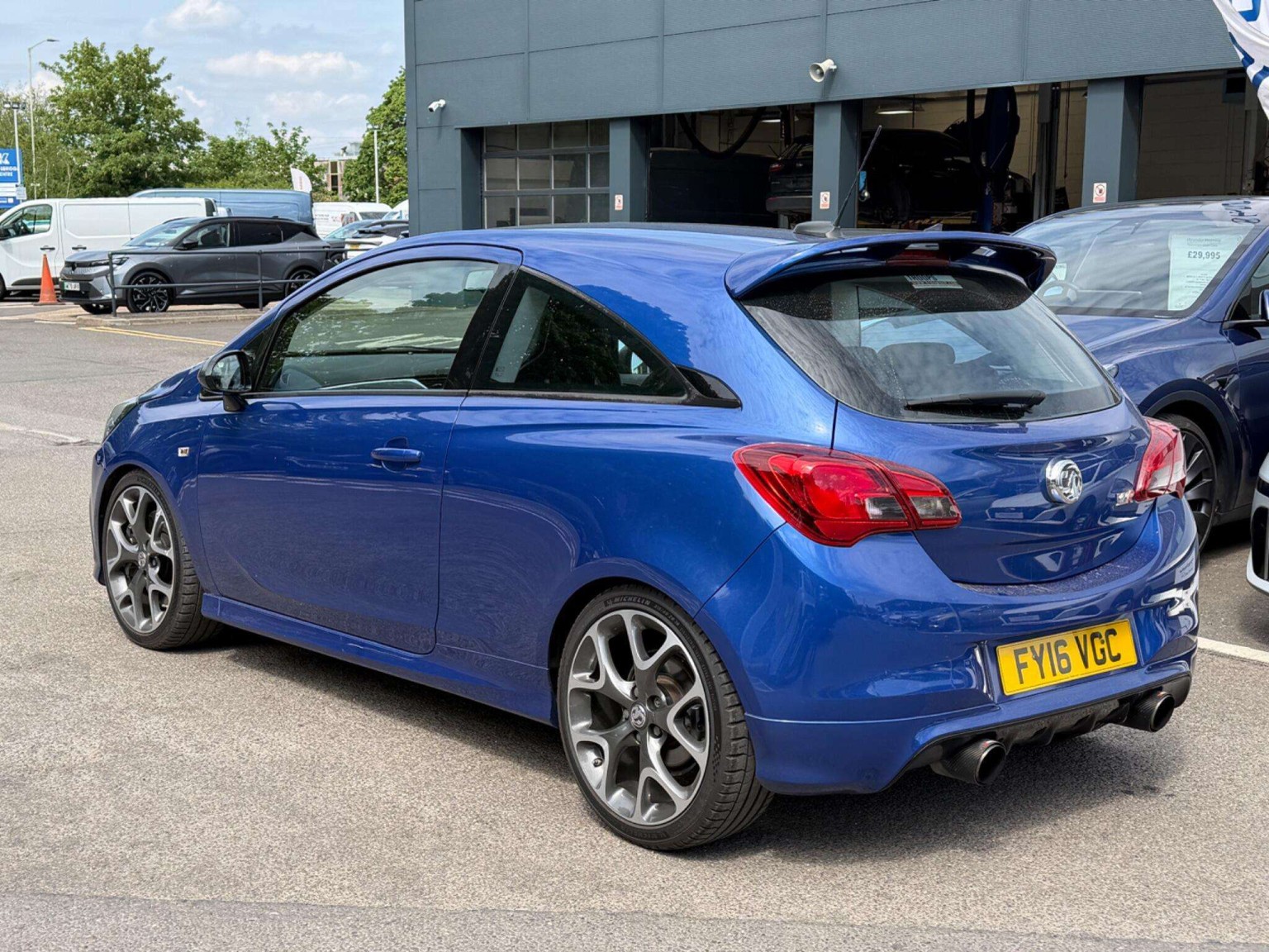 2016 Vauxhall CORSA 1.6 i Turbo VXR, exterior view 4