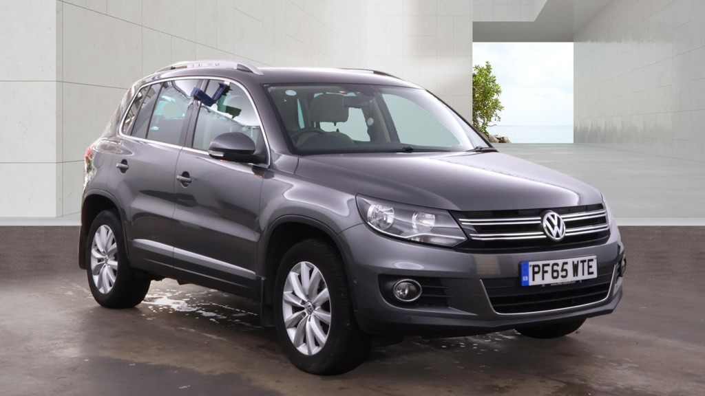 2016 Volkswagen TIGUAN 2.0 TDI BlueMotion Tech Match,Cream LTH,Pan Roof,Heated seats,sat nav,FSH for sale, exterior front view