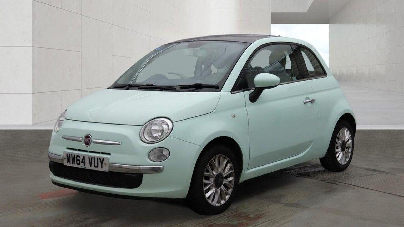 2014 Fiat 500 1.2 Lounge Euro 6 (s/s) 3dr, exterior view 2