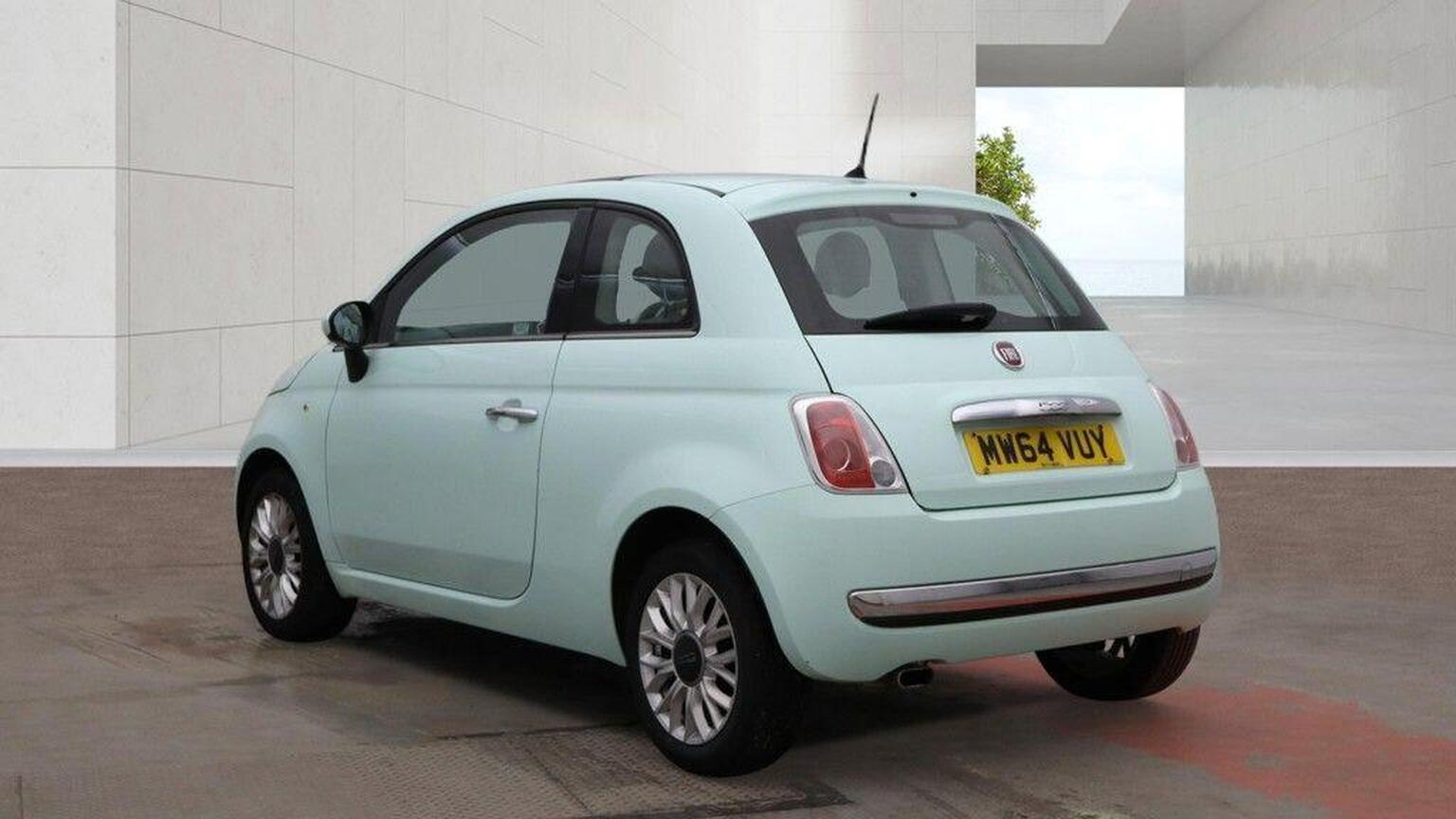 2014 Fiat 500 1.2 Lounge Euro 6 (s/s) 3dr, exterior view 4