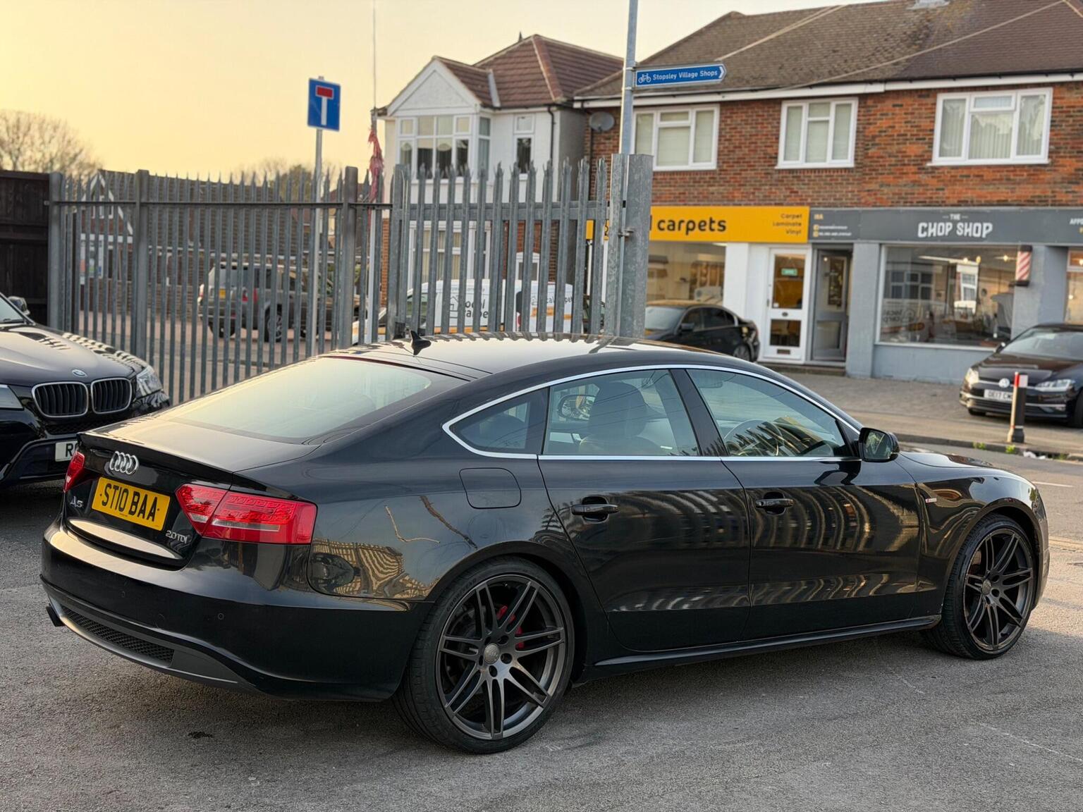 2010 Audi A5 2.0 TDI S line Sportback Euro 5 (s/s) 5dr, exterior view 3