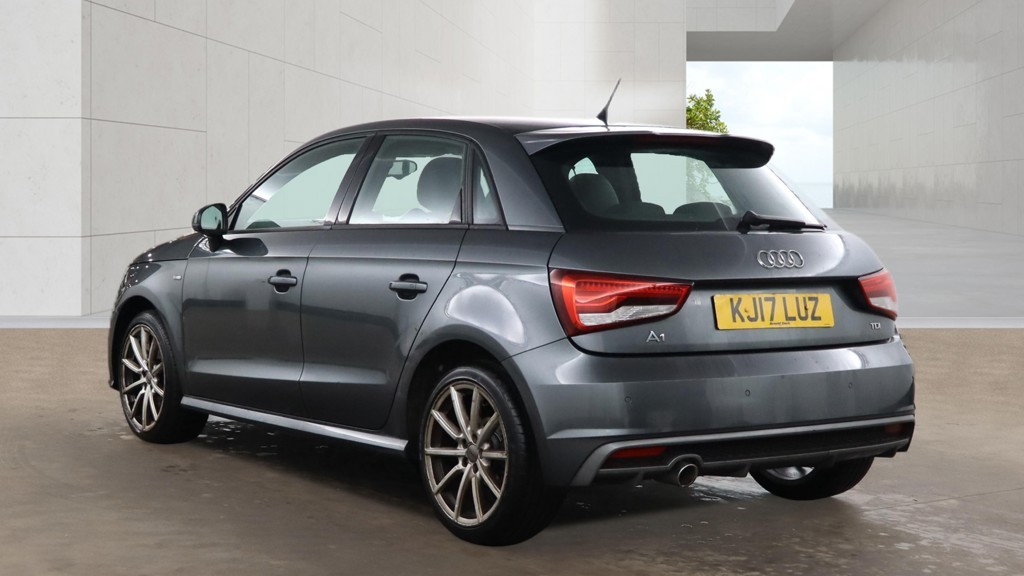 2017 Audi A1 1.6 TDI S line, exterior view 3