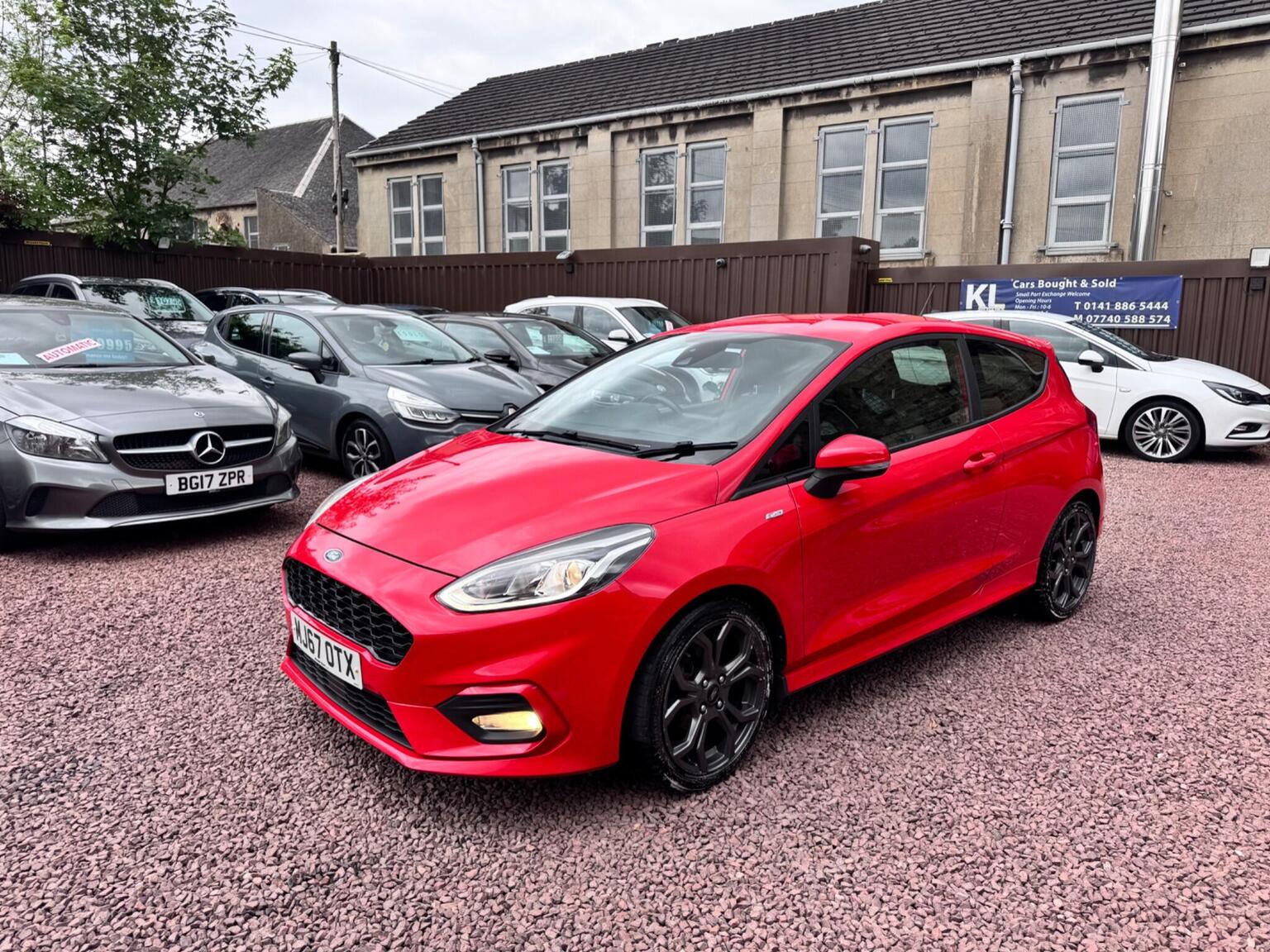 2017 Ford FIESTA 1.0T EcoBoost ST-Line Euro 6 (s/s) 3dr, exterior view 2
