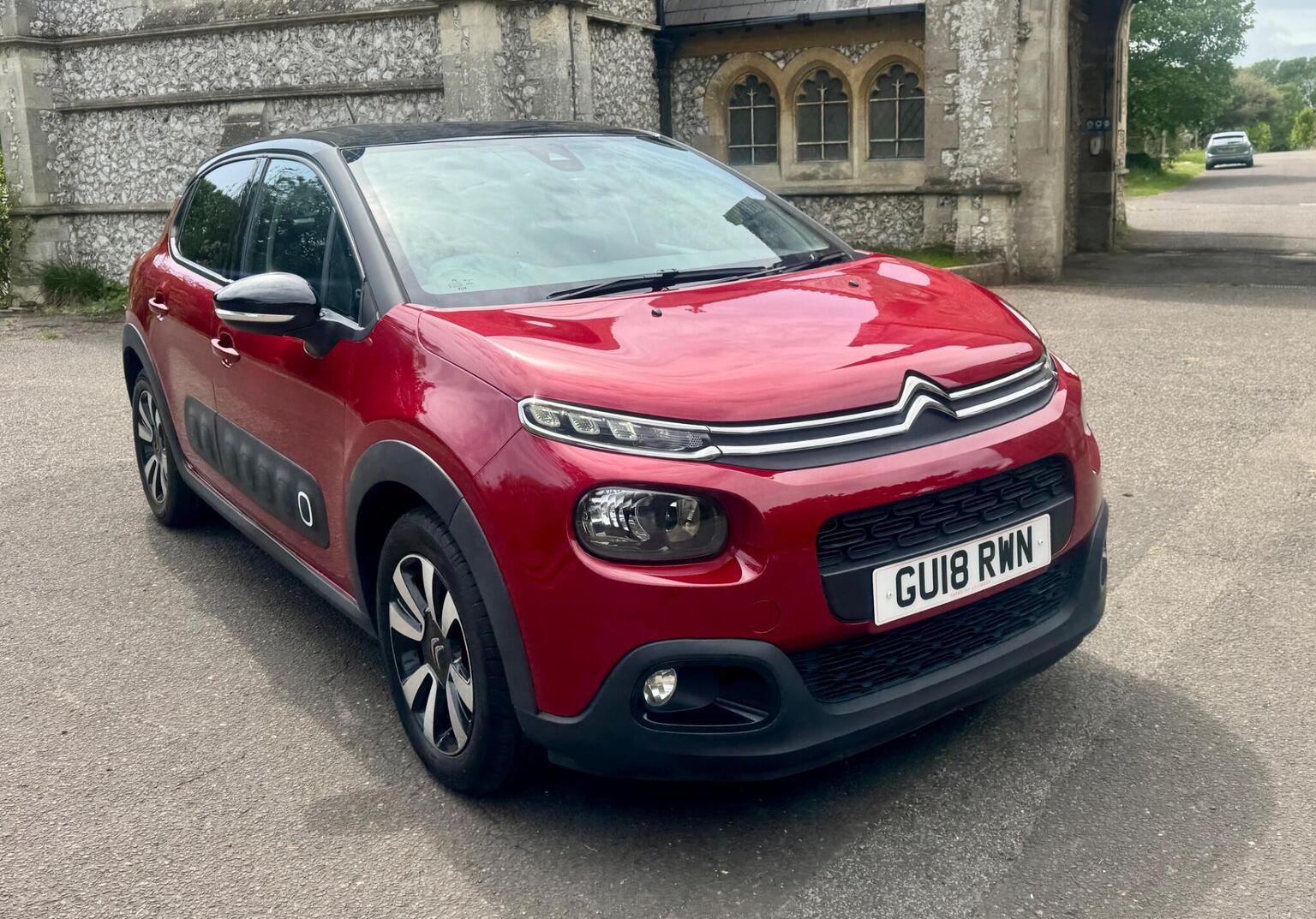 2018 Citroen C3 1.2 PureTech Flair Euro 6 (s/s) 5dr, exterior view 2