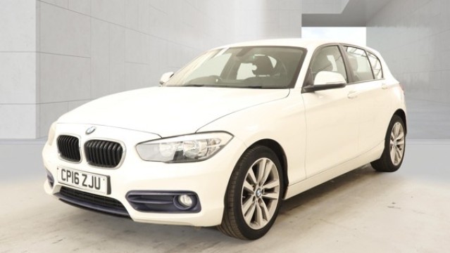 2016 BMW 1 SERIES 1.5 116d Sport 5-Door Diesel White 5dr LOWTAX+SATNAV+9 STAMPS