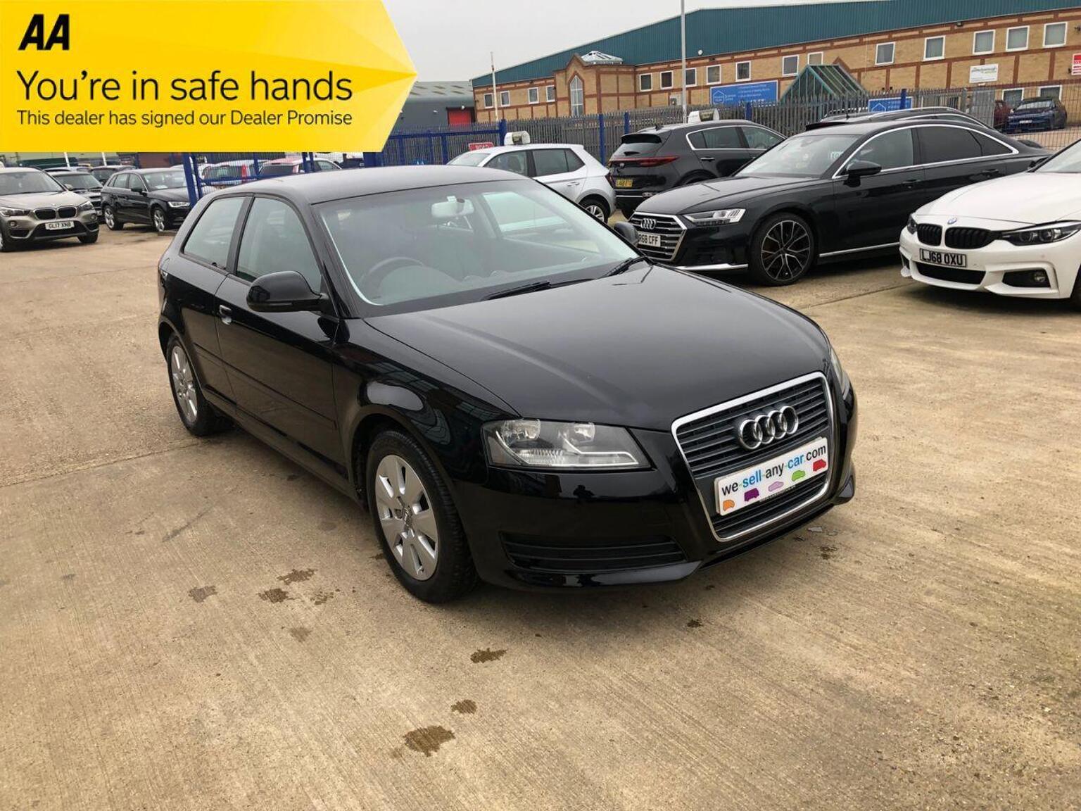 2009 Audi A3 1.6 TDI Euro 5 (s/s) 3dr, exterior view 2