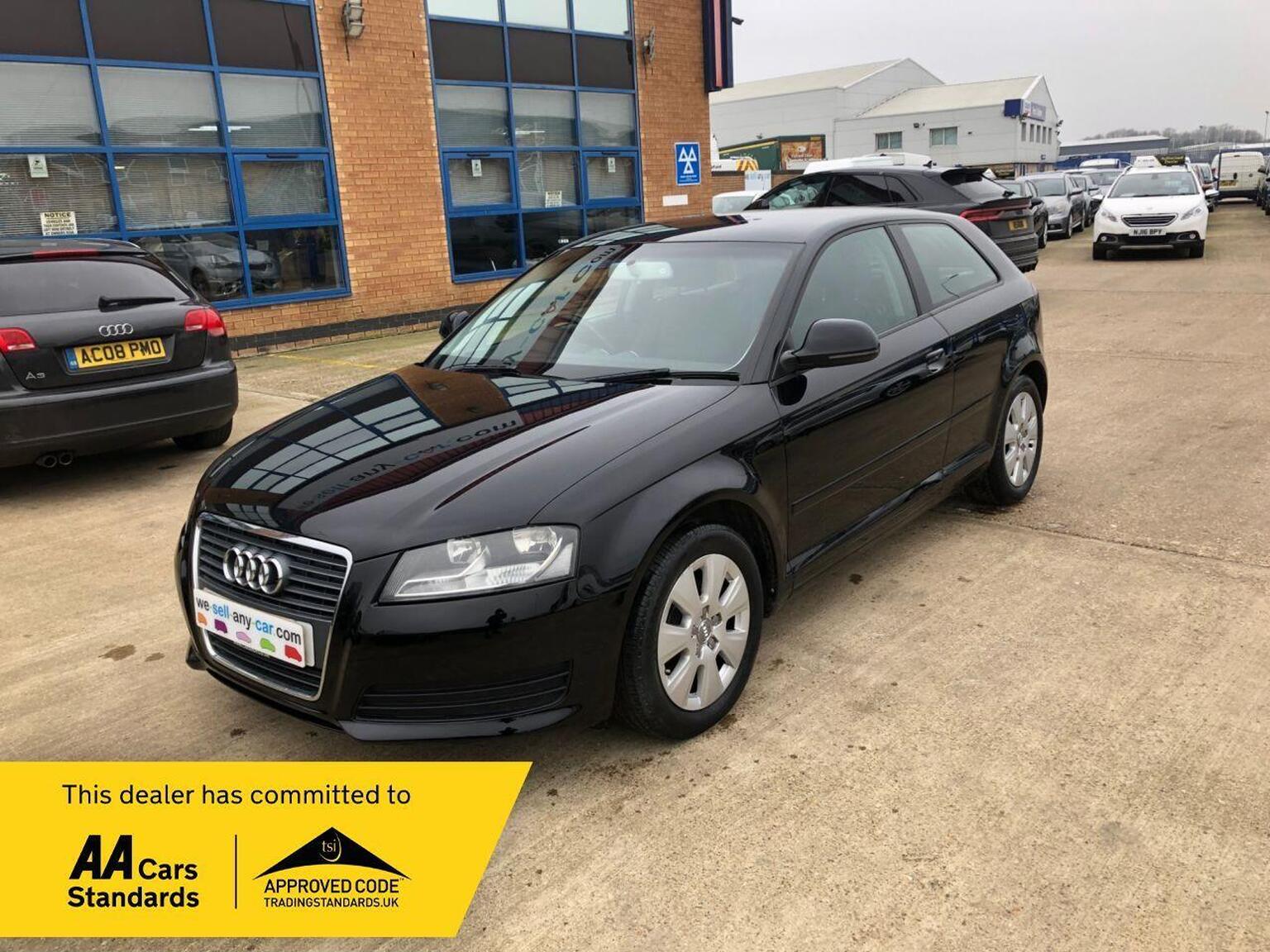 2009 Audi A3 1.6 TDI Euro 5 (s/s) 3dr, exterior view 4