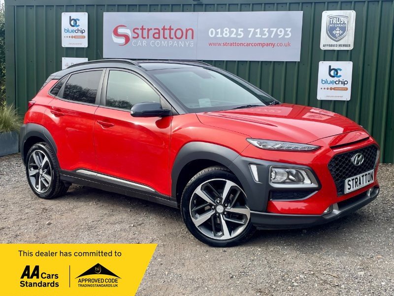2018 (18) Hyundai Kona 1.0 T-GDi Blue Drive Premium SE SUV 5dr Petrol Manual Euro 6 (s/s) (120 ps)
