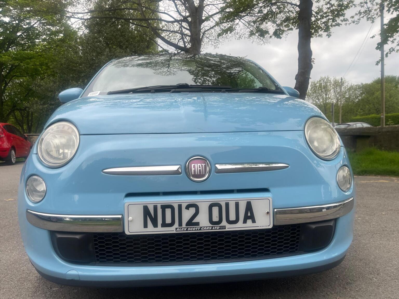 2012 Fiat 500 1.2 Lounge Euro 5 (s/s) 3dr, exterior view 2