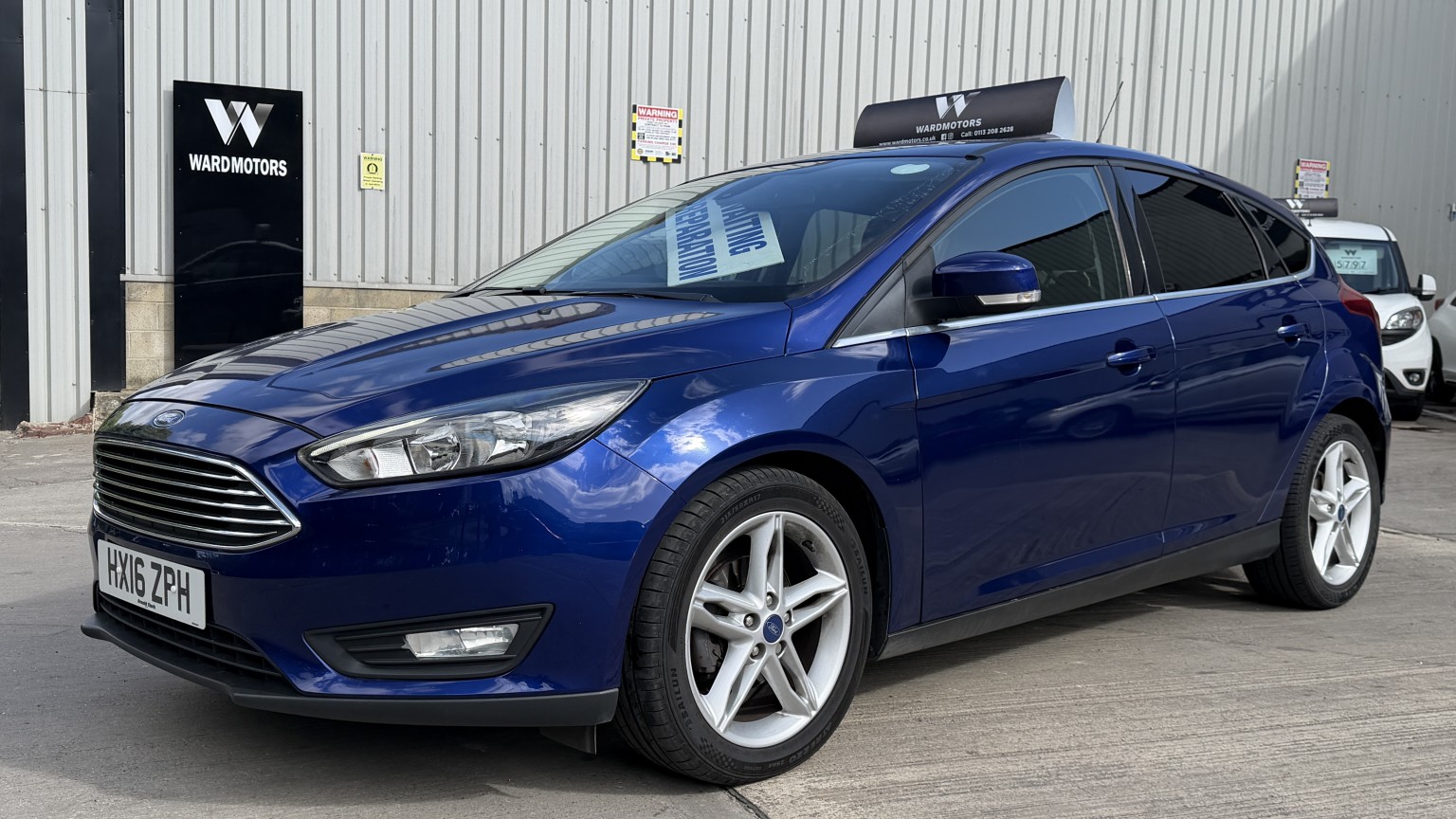 2016 Ford Focus 1.0 T EcoBoost Zetec Blue 5dr LOWTAX+SATNAV+10 STAMPS for sale in the UK