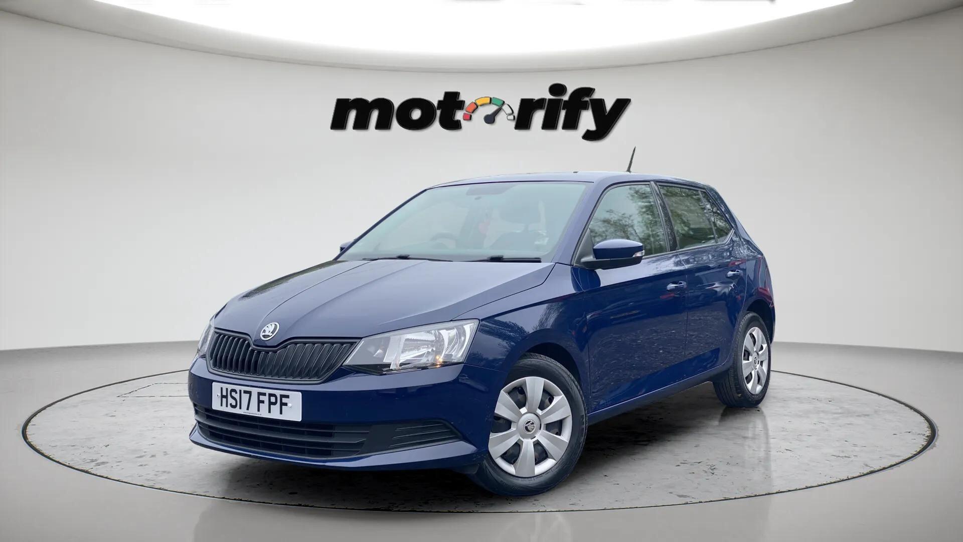 2017 Skoda FABIA 1.0 S Euro 6 (s/s) 5dr, exterior view 2