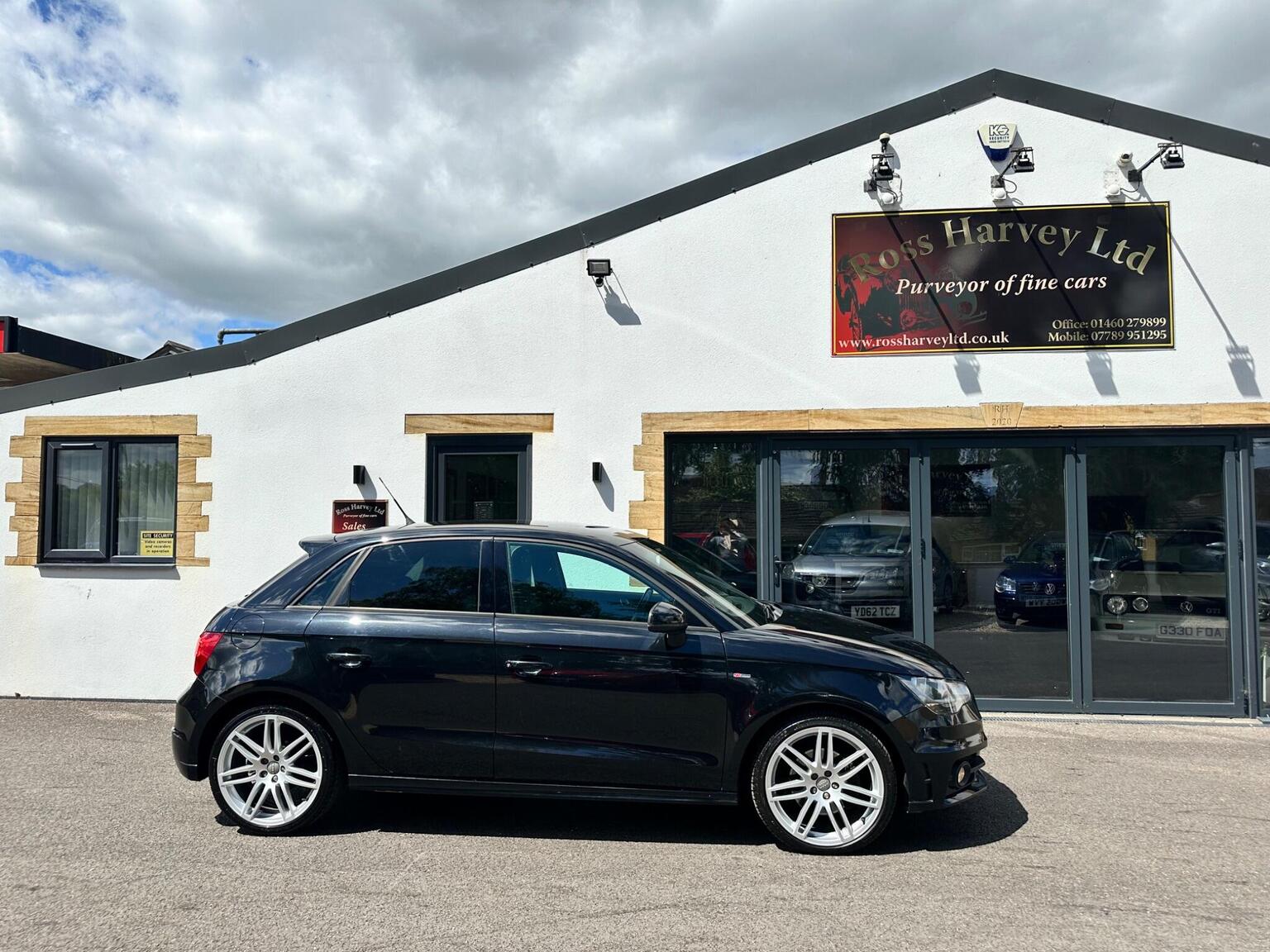 2012 Audi A1 2.0 TDI S line Sportback Euro 5 (s/s) 5dr, exterior view 3