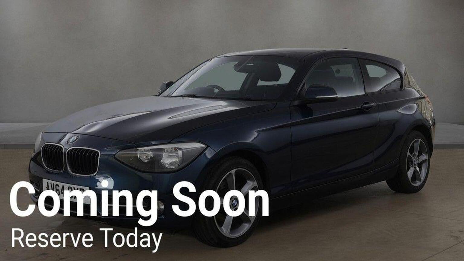 2014 BMW 1 SERIES 2.0 116d Sport Euro 5 (s/s) 3dr, exterior view 2