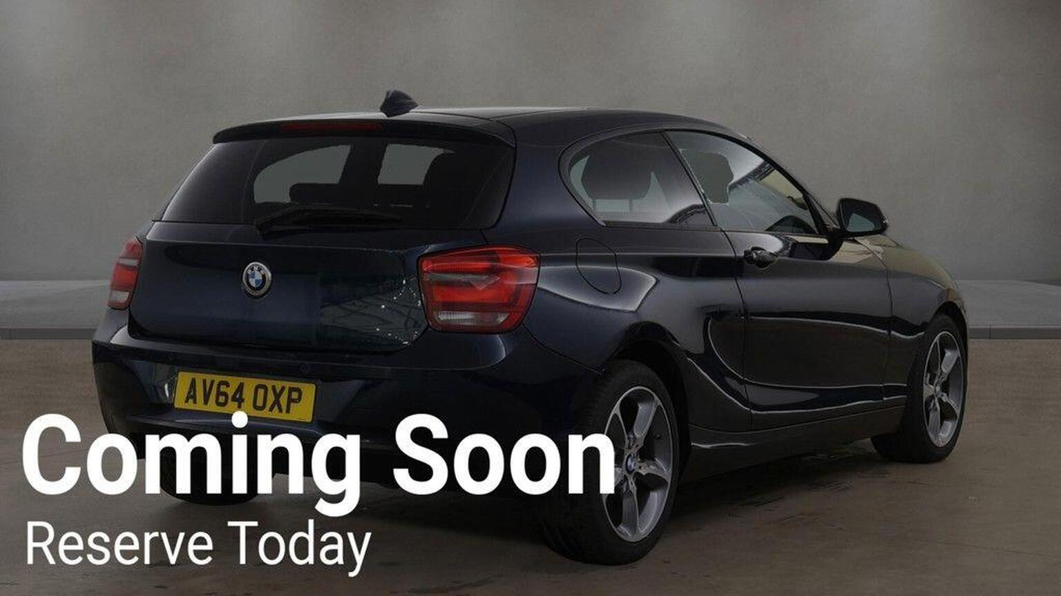 2014 BMW 1 SERIES 2.0 116d Sport Euro 5 (s/s) 3dr, exterior view 4