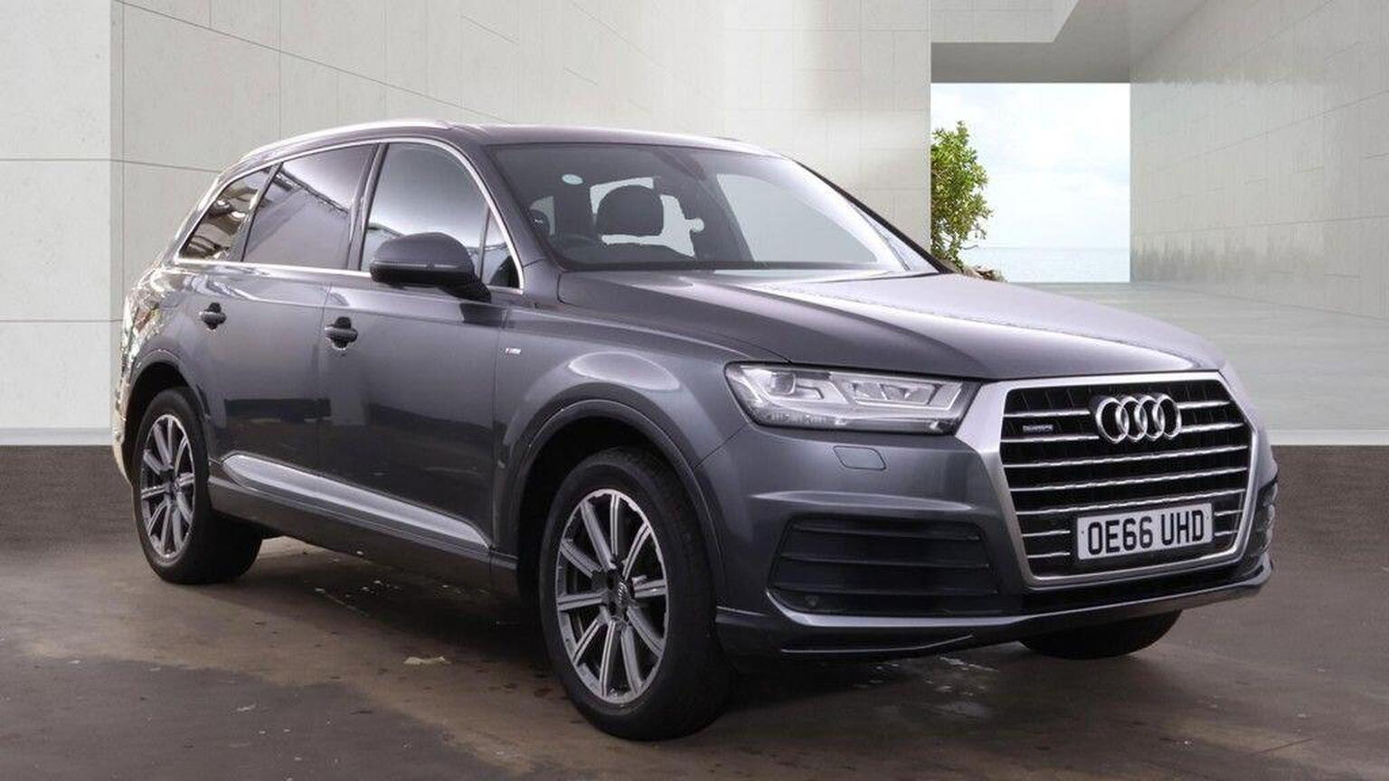 2017 Audi Q7 3.0 TDI V6 S line Tiptronic quattro Euro 6 (s/s) 5dr for sale, exterior front view