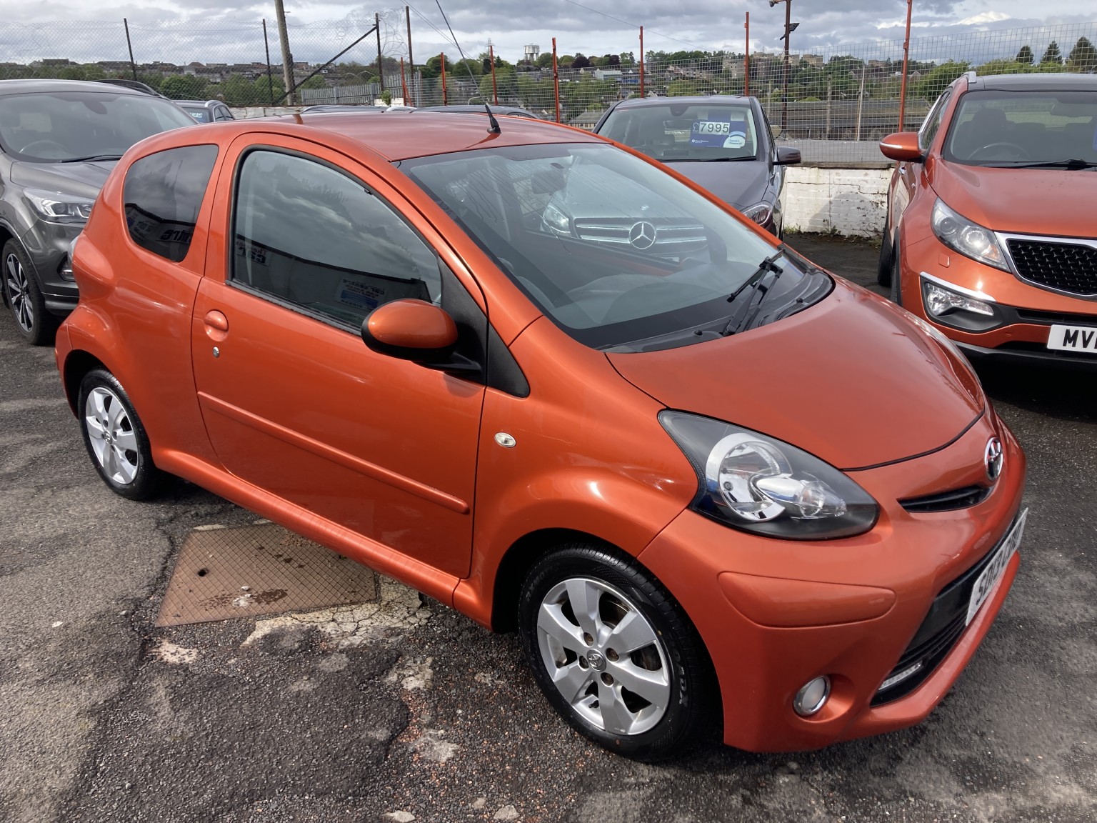 2013 Toyota AYGO 1.0 VVT-i Fire for sale, exterior front view