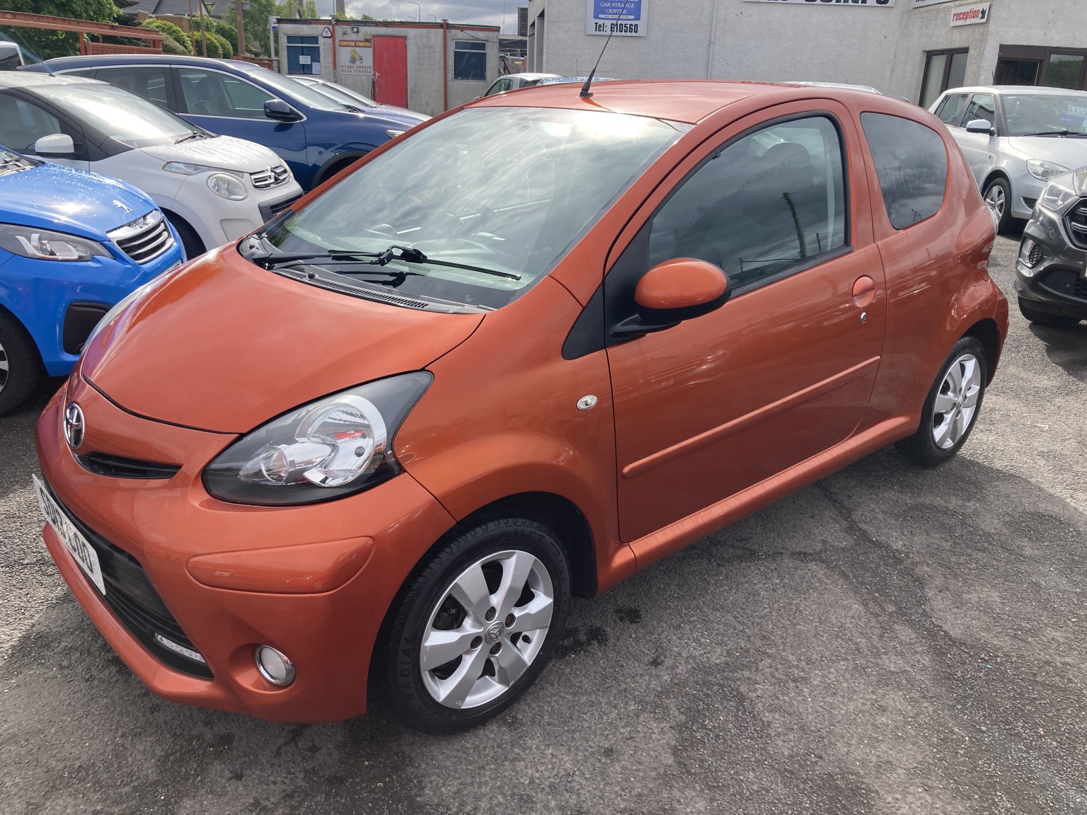 2013 Toyota AYGO 1.0 VVT-i Fire, exterior view 3