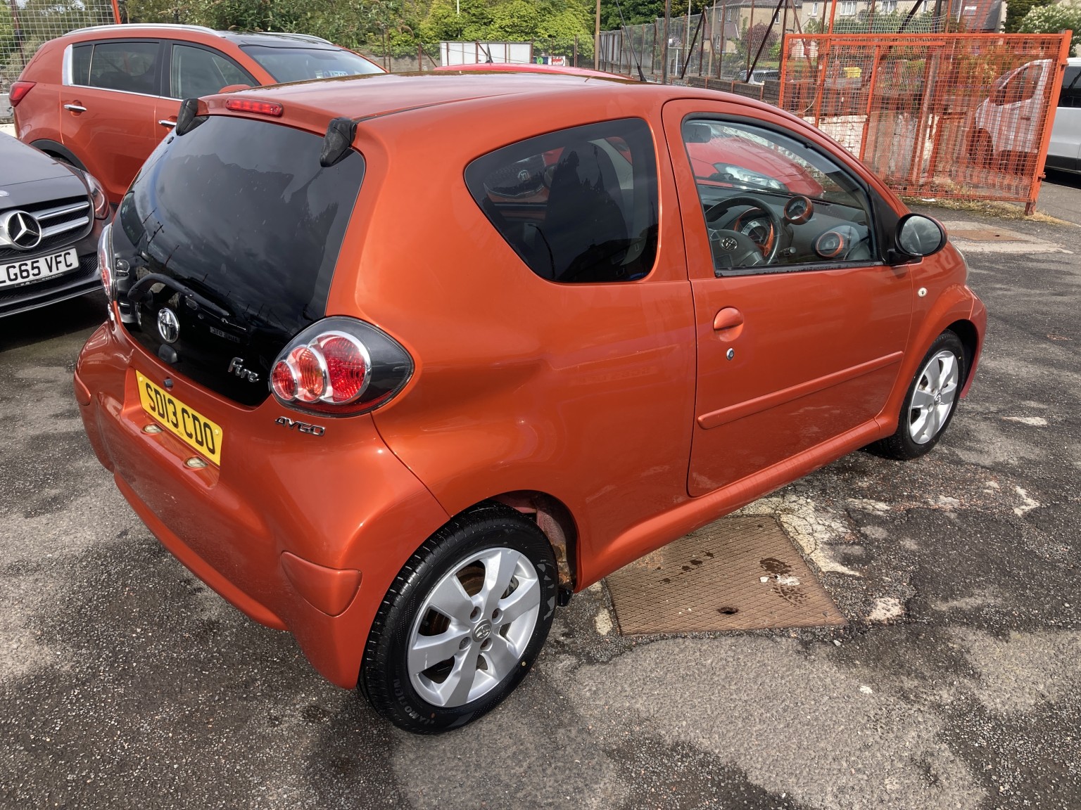 2013 Toyota AYGO 1.0 VVT-i Fire, exterior view 4
