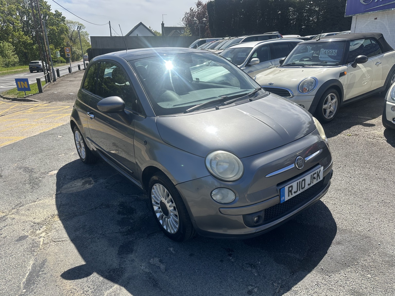 2010 Fiat 500 1.2 Lounge, exterior view 4
