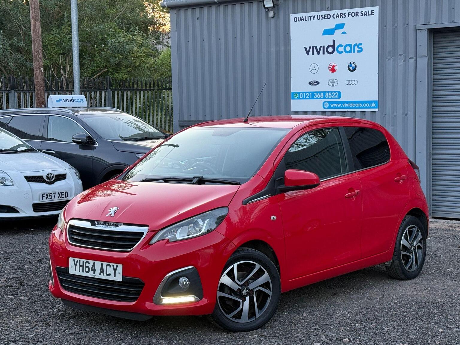 2014 Peugeot 108 1.2 PureTech Allure Top! Euro 6 5dr for sale, exterior front view