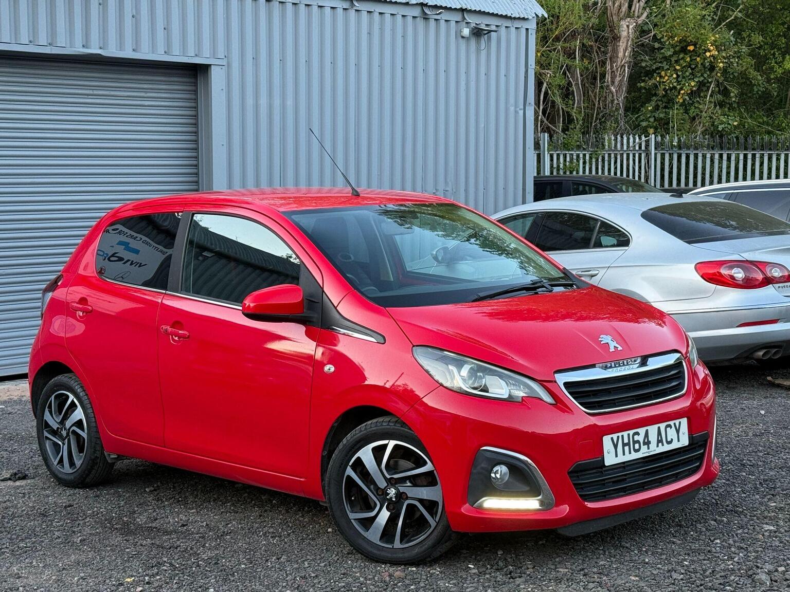 2014 Peugeot 108 1.2 PureTech Allure Top! Euro 6 5dr, exterior view 2