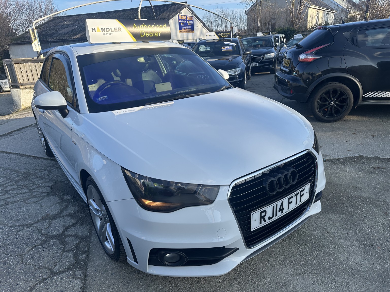 2014 Audi A1 1.4 TFSI S line, exterior view 4