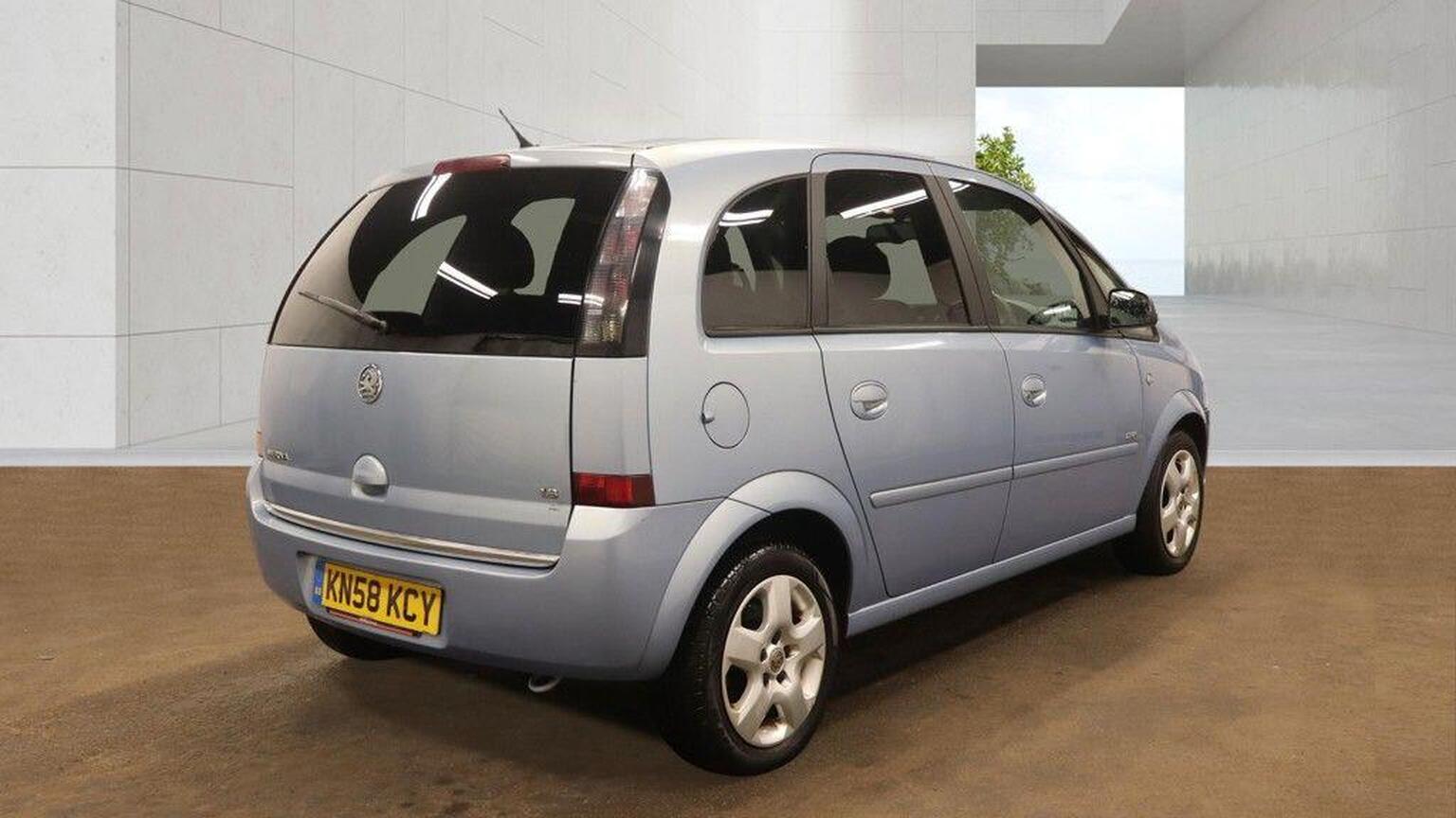 2008 Vauxhall MERIVA 1.8i 16v Design 5dr (a/c), exterior view 4