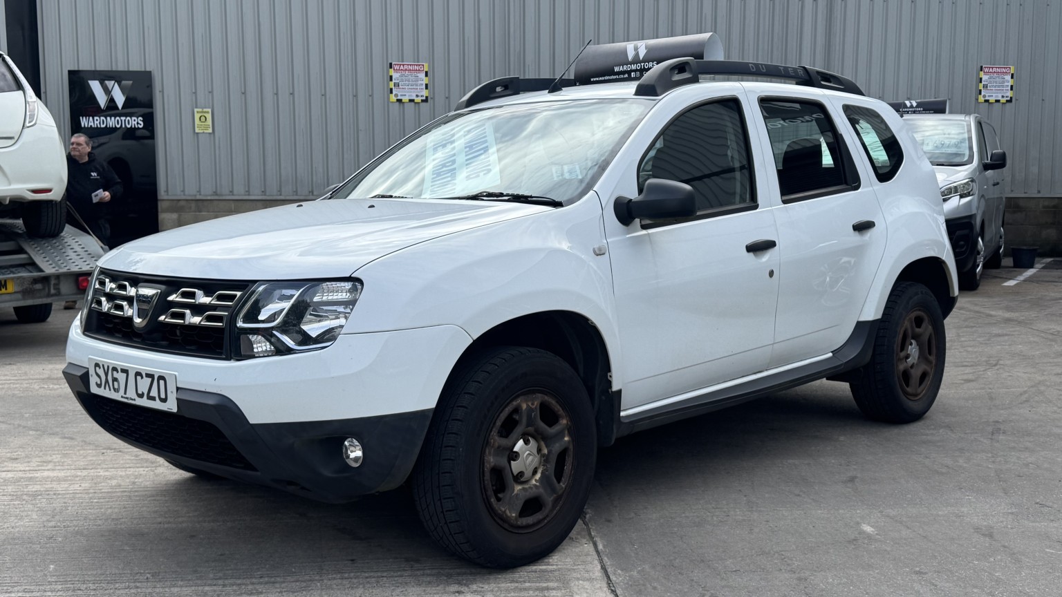2018 DACIA DUSTER 1.6 Ambiance SCe 115 4x4 White 5dr 1 OWNER+BLUETOOTH+2KEYS