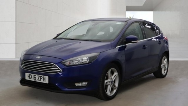 2016 FORD FOCUS 1.0 T EcoBoost Zetec Blue 5dr LOWTAX+SATNAV+8 STAMPS
