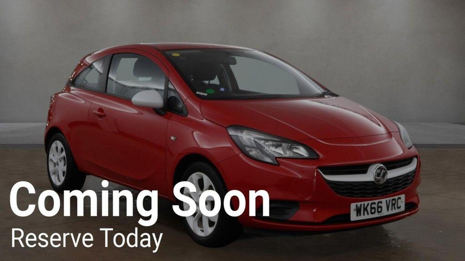 2016 Vauxhall CORSA 1.4i ecoFLEX Sting Euro 6 3dr for sale, exterior front view