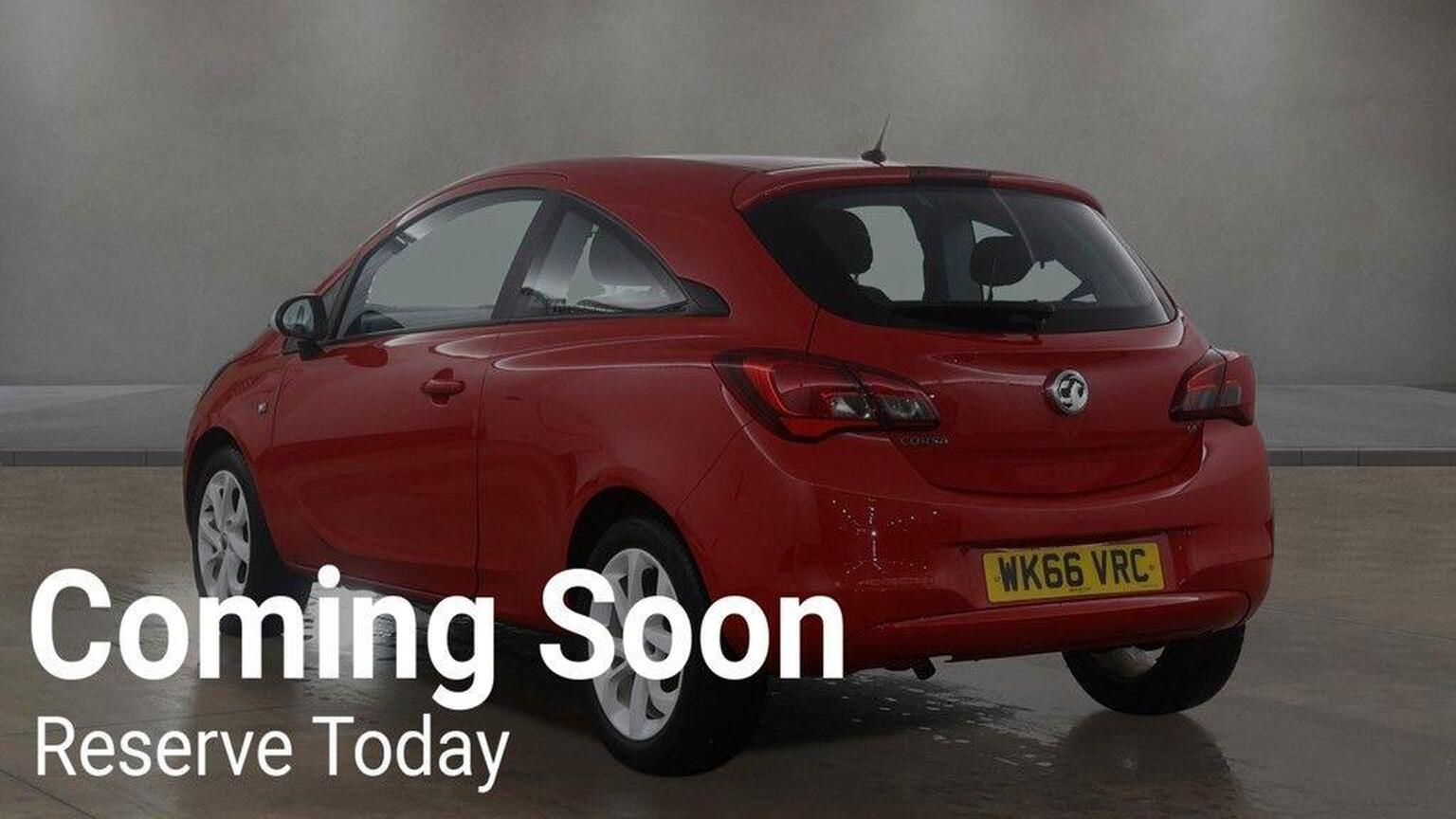 2016 Vauxhall CORSA 1.4i ecoFLEX Sting Euro 6 3dr, exterior view 3