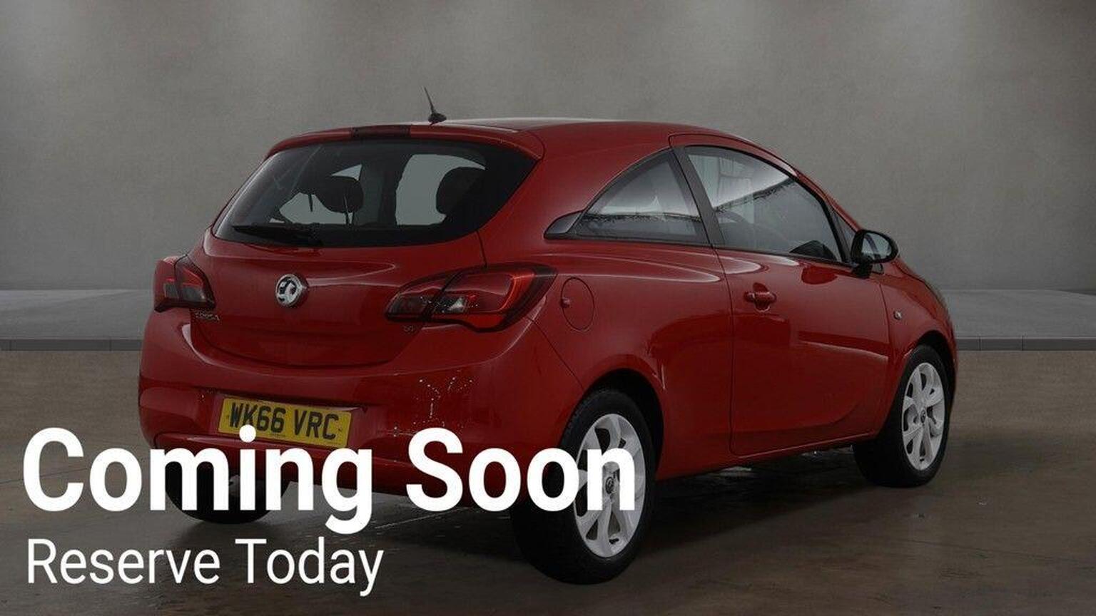 2016 Vauxhall CORSA 1.4i ecoFLEX Sting Euro 6 3dr, exterior view 4