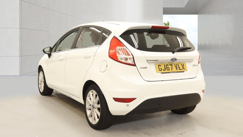 2017 Ford FIESTA 1.0 T EcoBoost Titanium White 5dr 1 KEEPER+8 STAMPS, exterior view 2