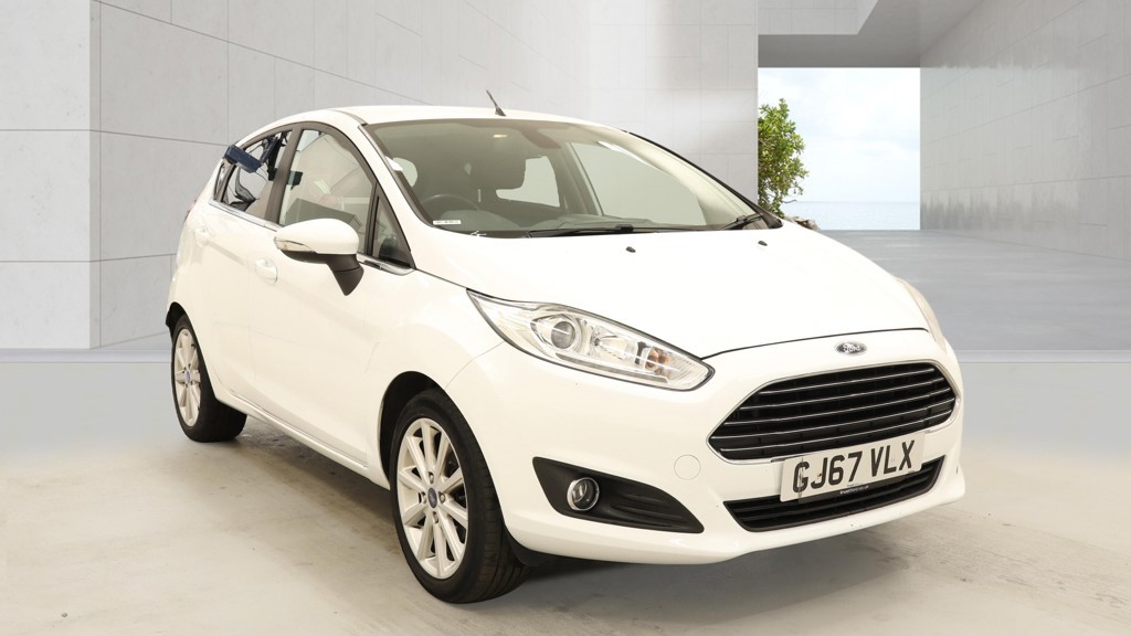 2017 Ford FIESTA 1.0 T EcoBoost Titanium White 5dr 1 KEEPER+8 STAMPS, exterior view 3