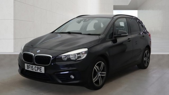 2015 BMW 2 SERIES ACTIVE TOURER 1.5 216d Sport Active Tourer Black 5dr 1 KEEPER+LOW TAX+SATNAV for sale, exterior front view
