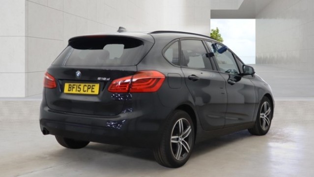2015 BMW 2 SERIES ACTIVE TOURER 1.5 216d Sport Active Tourer Black 5dr 1 KEEPER+LOW TAX+SATNAV, exterior view 2