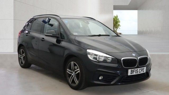 2015 BMW 2 SERIES ACTIVE TOURER 1.5 216d Sport Active Tourer Black 5dr 1 KEEPER+LOW TAX+SATNAV, exterior view 3